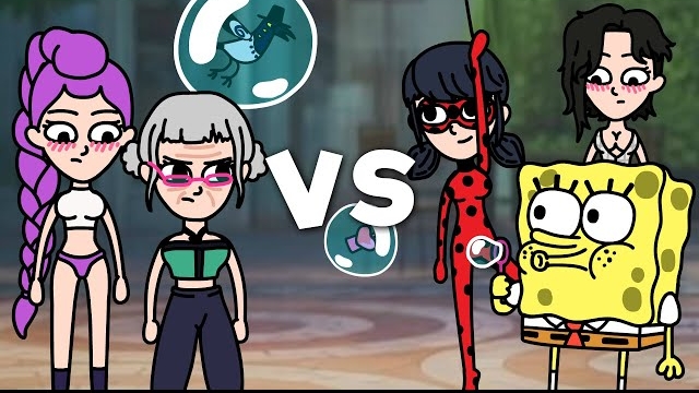 Битва охотников на демонов Kpop 8 | Губка Боб и Божья коровка | Анимация