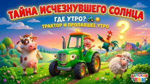 Синий трактор и пропавшее утро 🌄🚜 Тайна исчезнувшего солнца | Мультик для детей