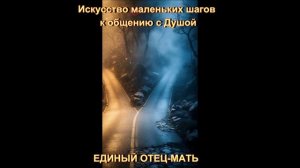 Искусство маленьких шагов к общению с Душой
