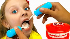 Детская песенка про дантиста - стоматолога или как правильно чистить зубы Сборник для детей малышей