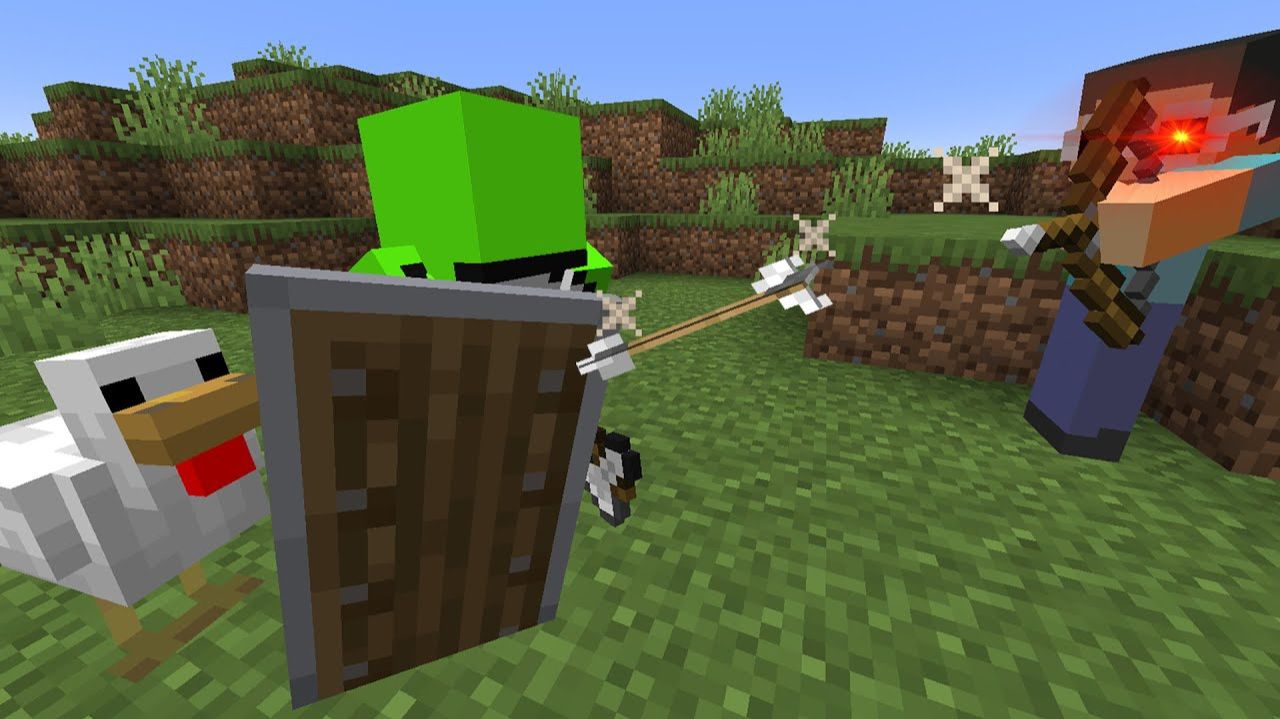 МАЙНКРАФТ ЗАЩИТИ КУРИЦУ