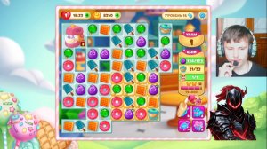 тёмный рыцарь не смог одолеть этот ур. в долине сладостей. 47 серия.