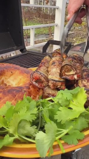 Фаршированные баклажанчики.