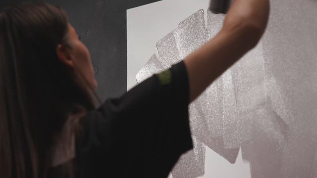 Декоративная краска Arcobaleno Velours нанесение