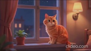 Кот,  бабуля и сметана