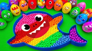 Сделай сам, Как сделать радужного детеныша акулы, смешав бусины и вырезав ASMR