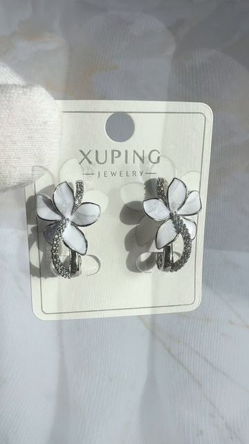 Серьги эмалированные 