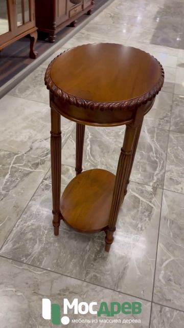 Столик приставной без ящика МИГ416 из красного дерева от фабрики Satin Furniture Индонезия