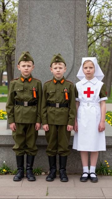 Дети в форме: память о героях #патриотизм #военноенаследие #деньпобеды