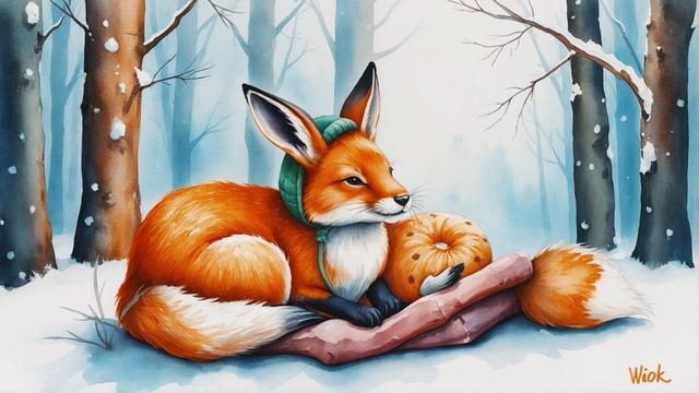 Сказка Зайка и Лиска, для малышей