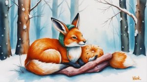 Сказка Зайка и Лиска, для малышей