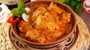 ПАПРИКАШ ИЗ КРОЛИКА С ГРИБАМИ