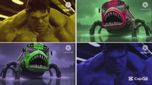 ХАЛК ПРОТИВ АВТОБУСА ПОЖИРАТЕЛЯ: БИТВА ГИГАНТОВ И ТАНЕЦ ПОД ХИТ 🟢🚌