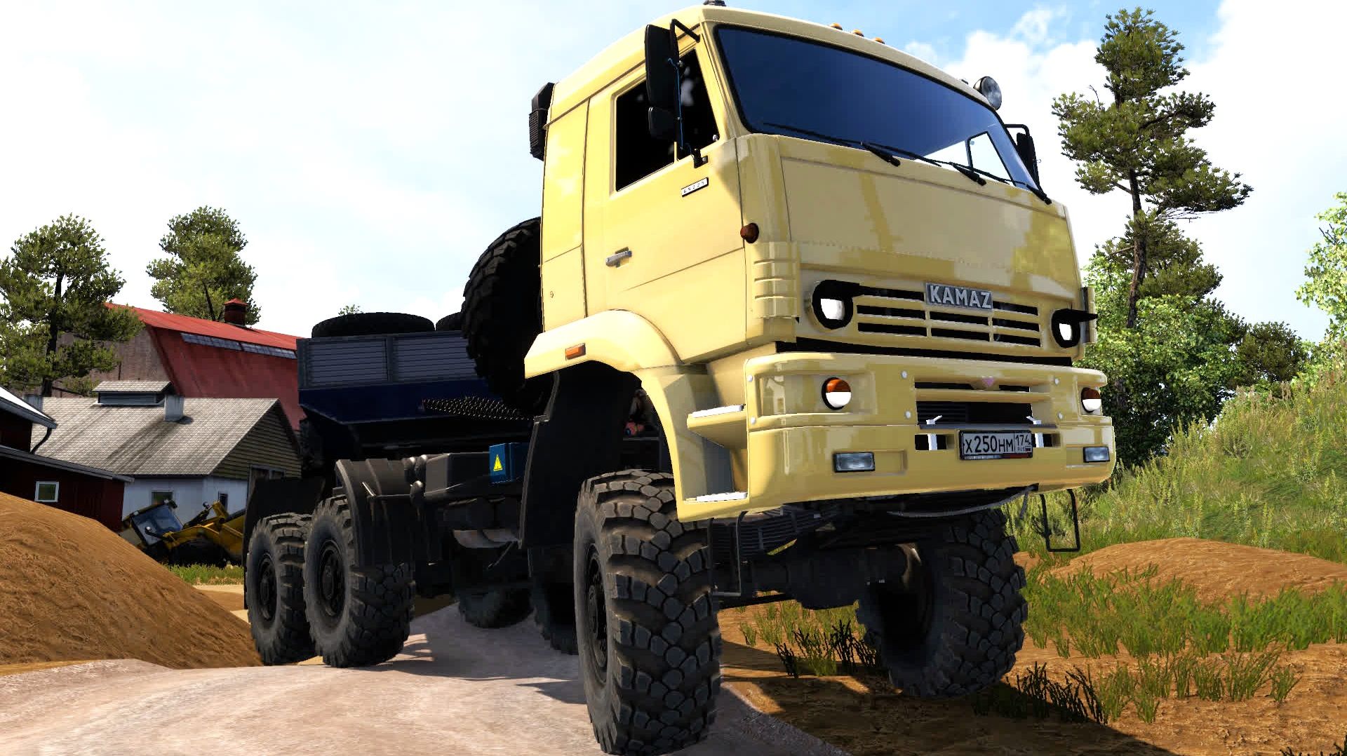 642 / ETS2 1.53 / Суровая Россия Забайкалье "R7" / КАМАЗ 65225 БАТЫР