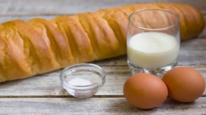 Гренки из батона с яйцом на сковороде - простой и сытный завтрак!