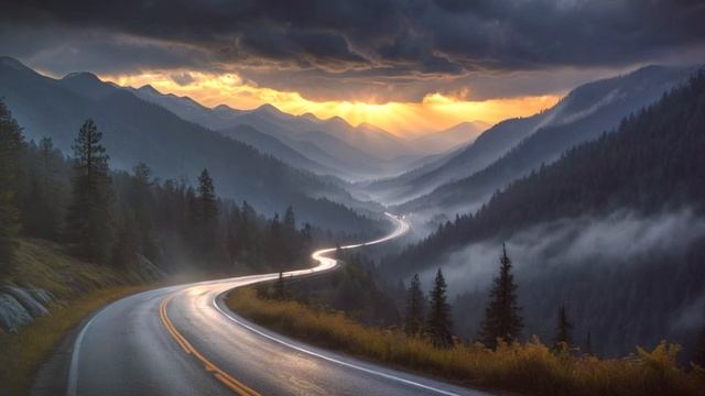 Power of the Mountains ｜ Epic Cinematic Ambient Guitar with Majestic Mountain Scenery-(1080p30)