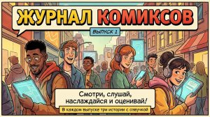 Журнал комиксов с озвучкой. Выпуск 1. Интересные истории в комиксах с озвучкой.