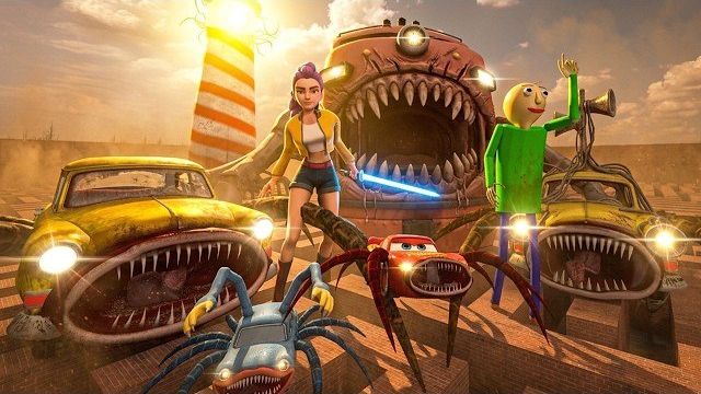 ЭВОЛЮЦИЯ ПОЖИРАТЕЛЯ МАШИН: КРАБТАНИК VS БАЛДИ АНИМАЦИЯ В ГАРРИС МОД