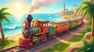 Весёлый поезд - Р.Бородулин (клип)