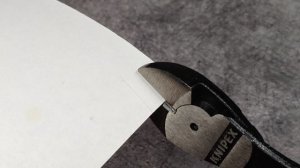 Бокорезы (кусачки) Knipex 7401160 - Бумажный тест