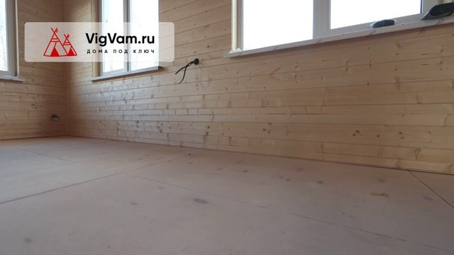 Близится к завершению строительство каркасного дома под ключ в Колюбакино