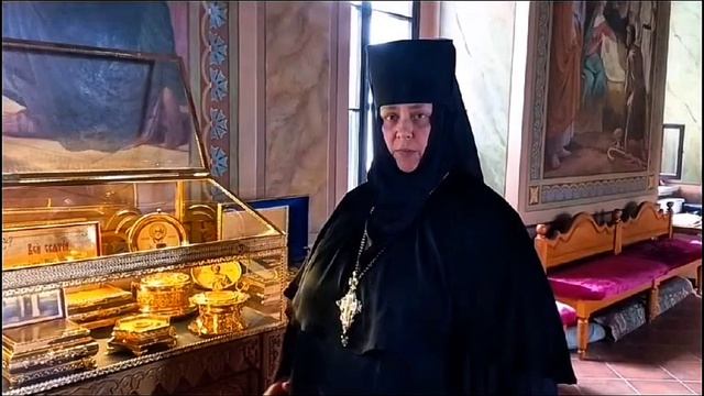 Освящён ковчег для мощей вмц.Варвары.Тихвинский храм,Рождественский монастырь,Ростов Великий,09.2024
