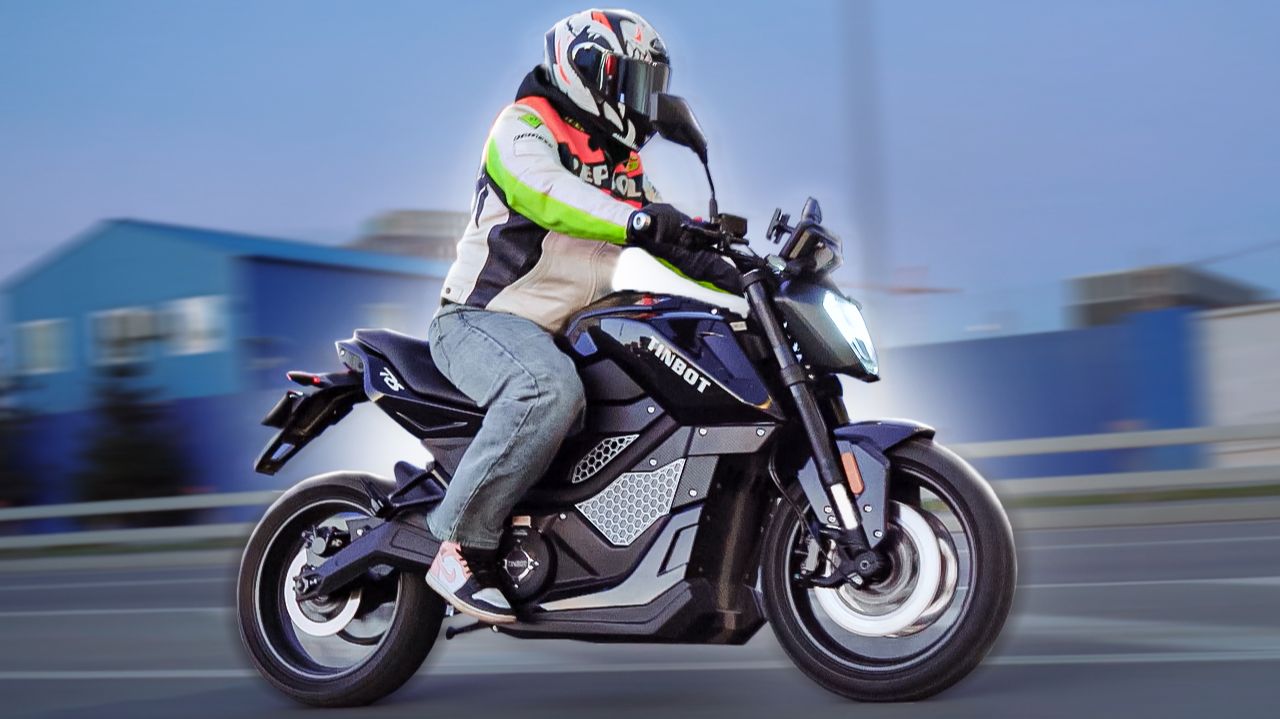 Самый ДЕРЗКИЙ Электромотоцикл БЕЗ прав категории "А"?! Обзор Tinbot RS1
