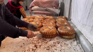 10-слойное тесто.  Легендарные бухарские лепешки .