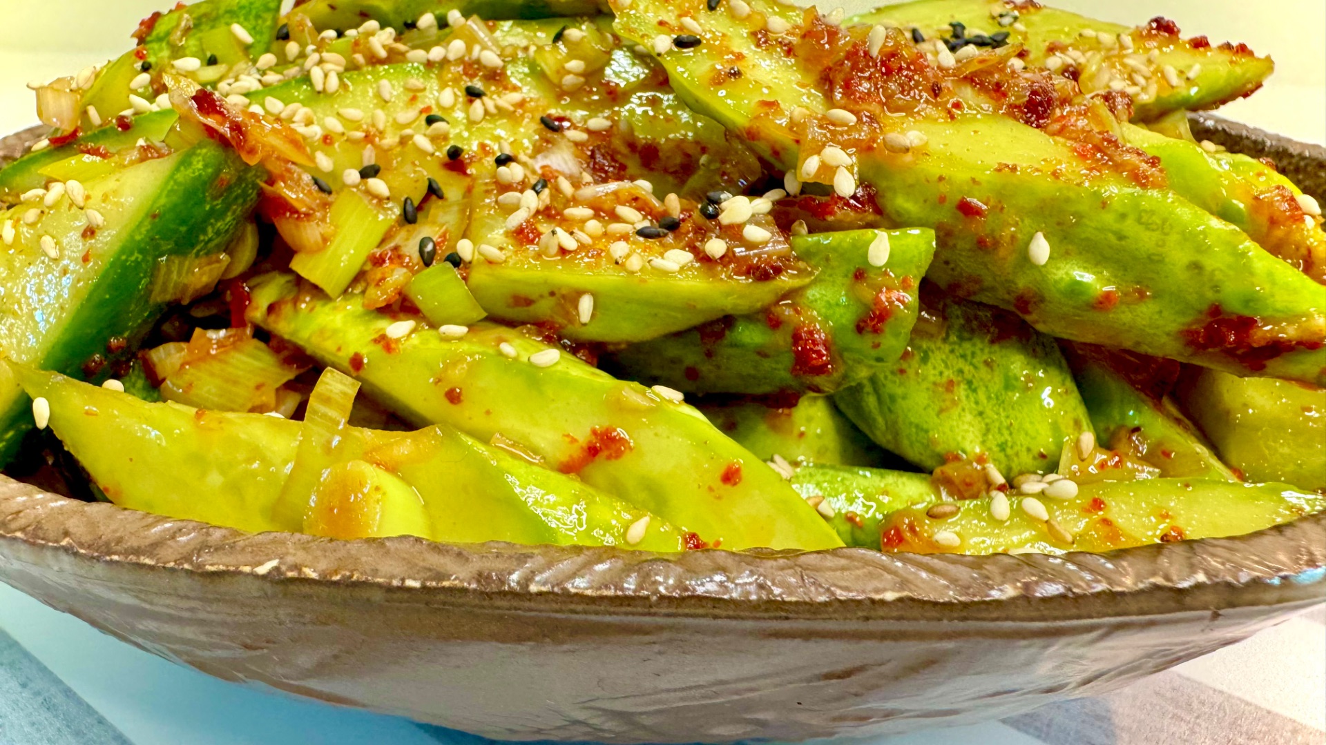 Пикантная корейская закуска из огурцов!