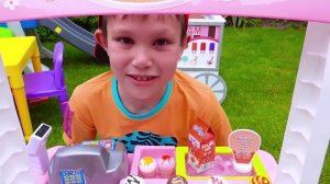 Катя и Макс и их смешные истории про мороженое