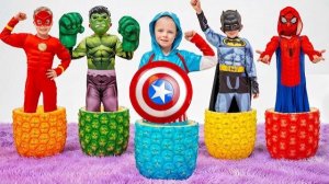 Приключение по спасению супергероев с Vania Mania Kids