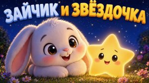 Зайчик и Звездочка  -  Мультик Сказка  про зайчика для малышей