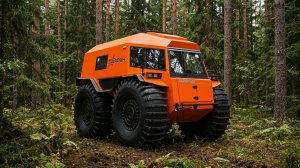 «На пятой с места»: один из мощнейших вездеходов - Тайфун едет к владельцу на Урал