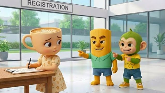 🎨«Малышка-балерина участвует в конкурсе искусств, но над ней насмехаются Тунг Тунг Тунг Сахур