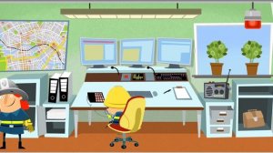 пожарная часть мультфильм для детей