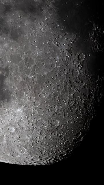 Фото Луны в телескоп на планетарную камеру #telescope #astro #astronomy #space #nasa #moon