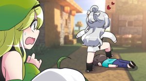 Яндере Скелет любит Стива Майнкрафт аниме