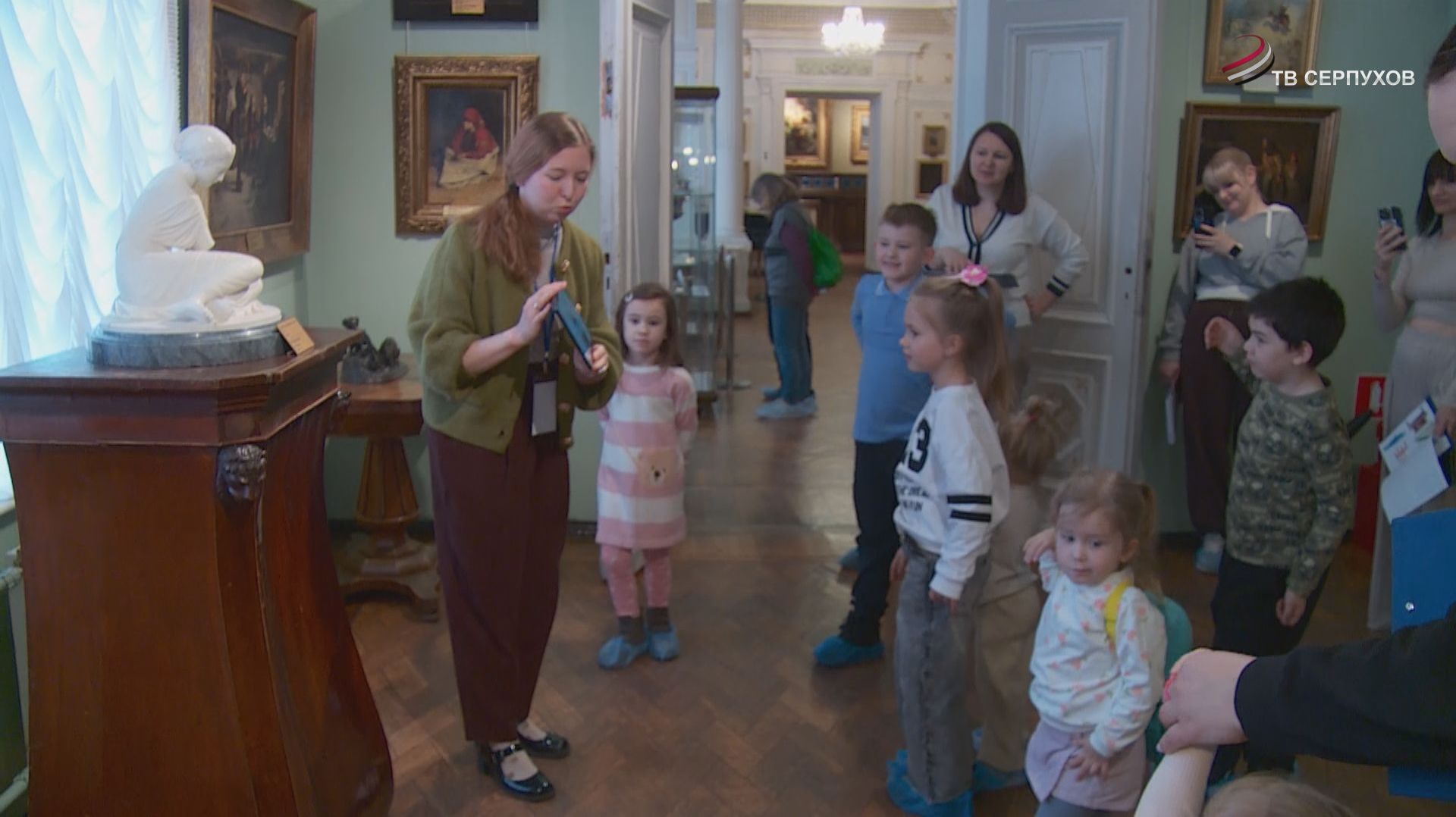 В Серпуховском историко-художественном музее для детей провели экскурсию