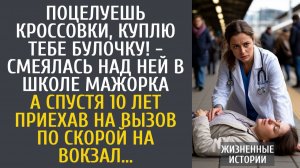 Истории из жизни Поцелуешь кроссовки, куплю тебе булочку! - смеялась над ней в школе мажорка…