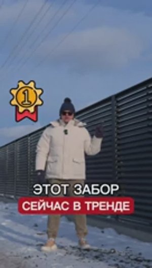 СОВРЕМЕННЫЙ Забор ЖАЛЮЗИ.