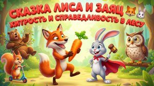 сказка лиса и заяц