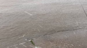 Рыбалка на фидер.Еле удержал фидер на рогатке