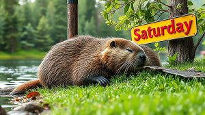 А вы знали, что бобры, отдыхают в субботу?