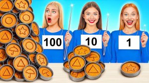 100 Слоев Еды Челлендж # Вкусные Кухонные Лайфхаки от Bubba DO Challenge