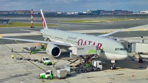 Boeing 777-300ER а/к Qatar Airways | Рейс Доха – Стамбул