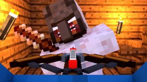 Бабуля против жизни деревенского жителя 4. Майнкрафт Мультик