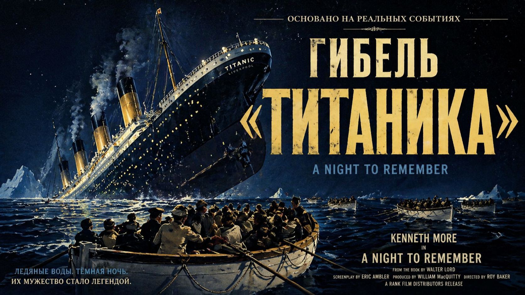 Гибель Титаника  A Night to Remember 1958
