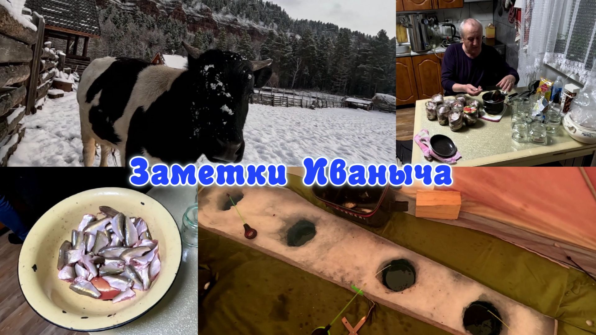 Зима не сдается, рыбачим и вкусные рыбные консервы от Иваныча