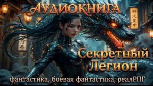 АУДИОКНИГА «СЕКРЕТНЫЙ ЛЕГИОН» ФАНТАСТИКА, БОЕВАЯ ФАНТАСТИКА, РЕАЛРПГ