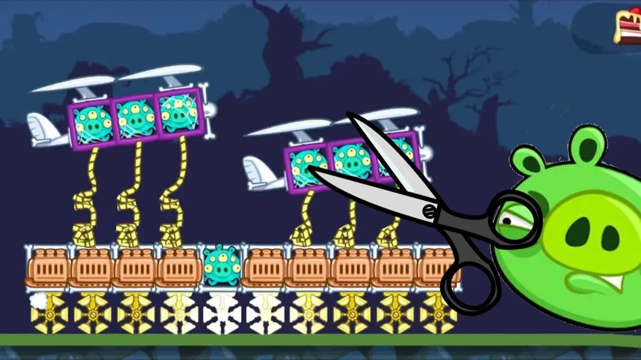 ✂️ИНОПЛАНЕТНЫЙ Самолёт на Золотой Верёвке!